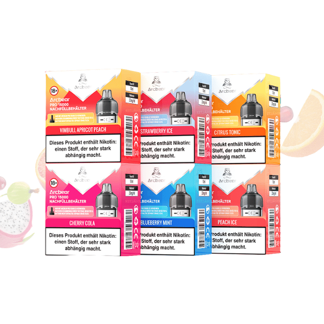 Arcbear Pro 15000 Pod 10ml - Alle Sorten
