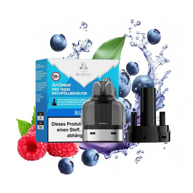 Arcbear Pro 15000 Pod 10ml - Blue Razz