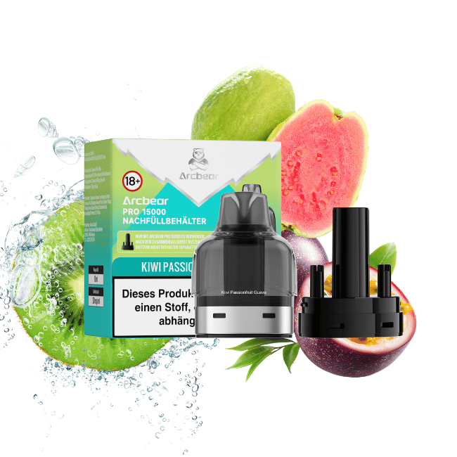Arcbear Pro 15000 Pod 10ml - Kiwi Passionfruit Guava