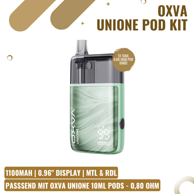 OXVA Unione - Pod Kit - Mint Green