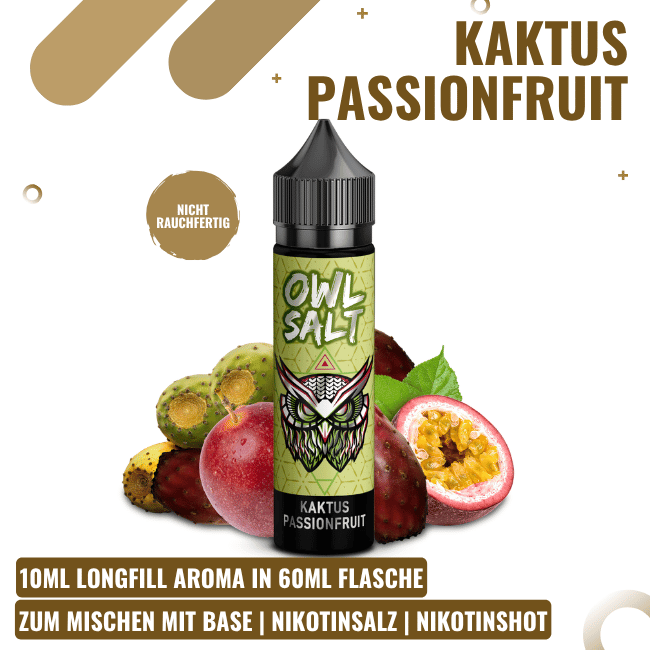 Owl Salt Longfill 10ml - Kaktus Passionfruit