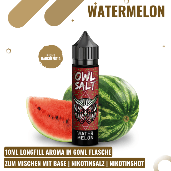 Owl Salt Longfill 10ml - Watermelon