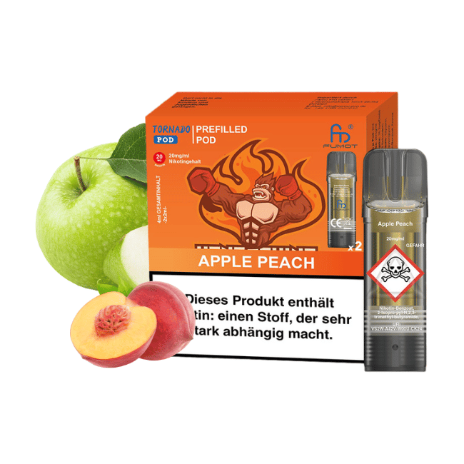 RandM Tornado Pods - Apple Peach - 2er Pack