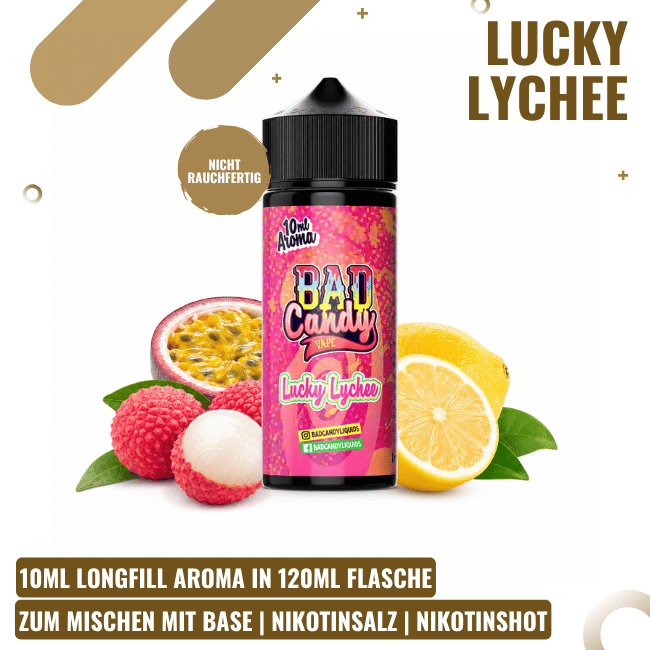 Bad Candy Longfill Aroma 10ml - Lucky Lychee