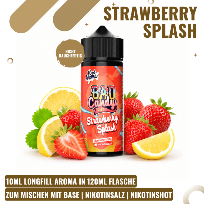 Bad Candy Longfill Aroma 10ml - Strawberry Splash