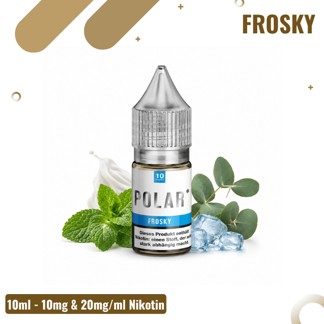 Polar Liquid NicSalt 10ml - Frosky - 10mg Nikotin