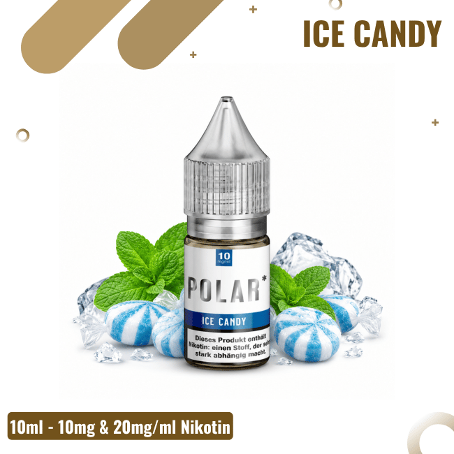 Polar Liquid NicSalt 10ml - Ice Candy - 10mg Nikotin