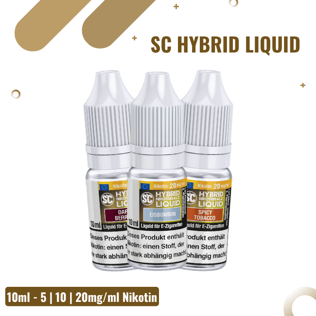 SC Hybrid NicSalt 10ml - Alle Sorten