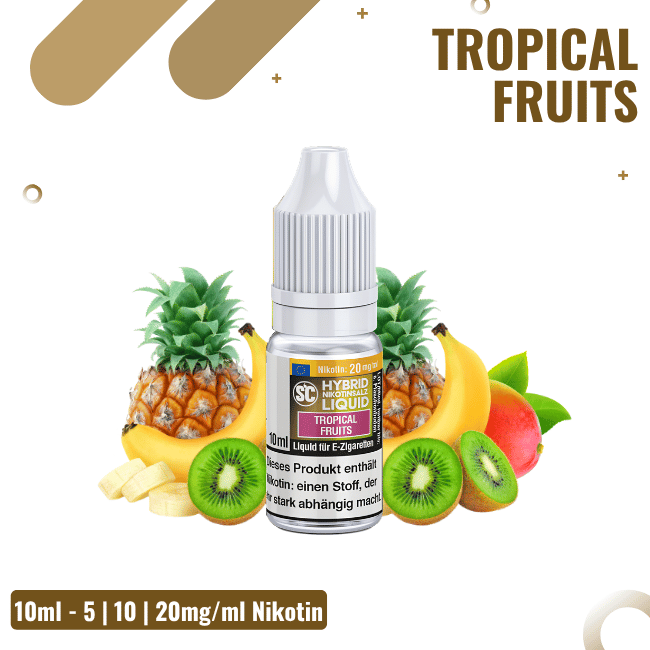 SC Hybrid NicSalt 10ml - Tropical Fruits - 10mg Nikotin