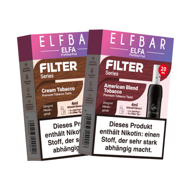Elf Bar ELFA POD Filter Series - Alle Sorten