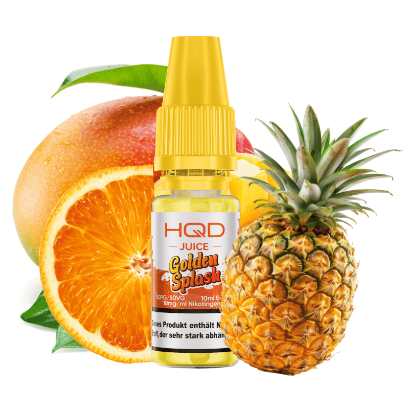 HQD Juice - Golden Splash - 18mg/ml Nikotin - Liquid