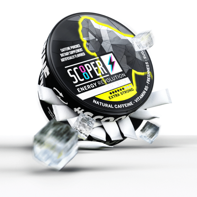 Scooper Energy Pouches - Extra Strong - Iced Cola