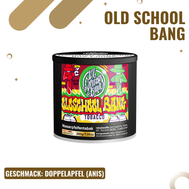 187 Strassenbande 200g - Old School Bang - Shisha Tabak