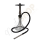Voodoo Hookah - Silver Black