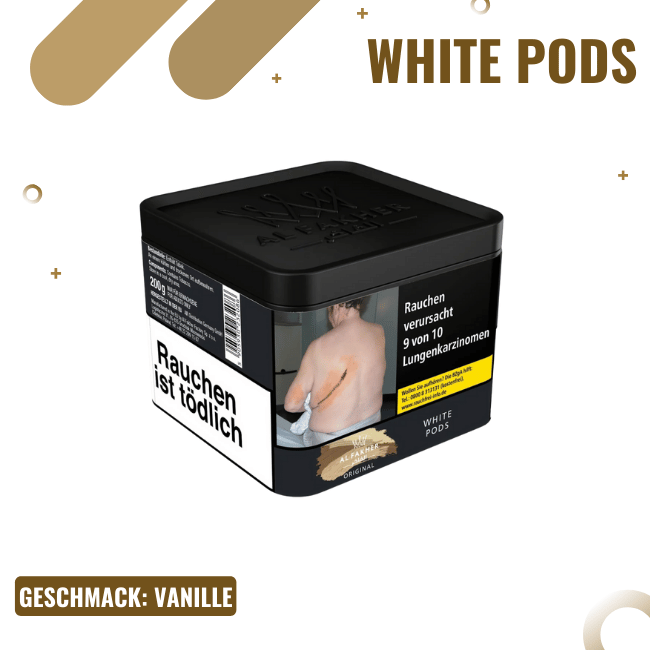 Al Fakher 200g - White Pods - Shisha Tabak