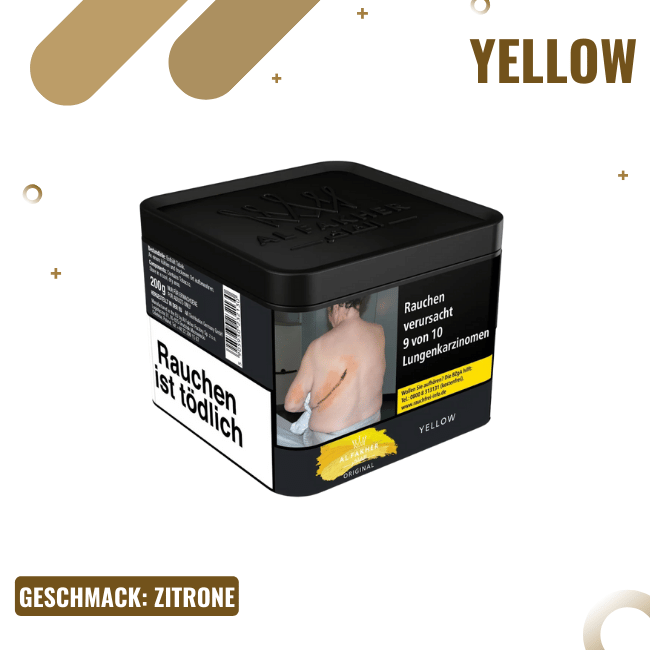 Al Fakher 200g - Yellow - Shisha Tabak