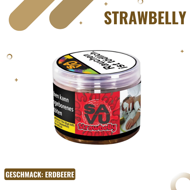 Savu 200g - Strawbelly - Shisha Tabak