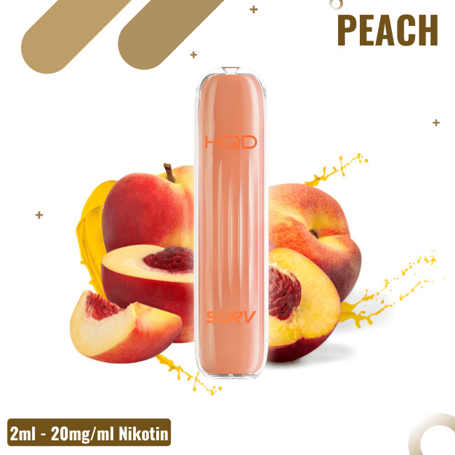 HQD SURV 600 - Peach Ice