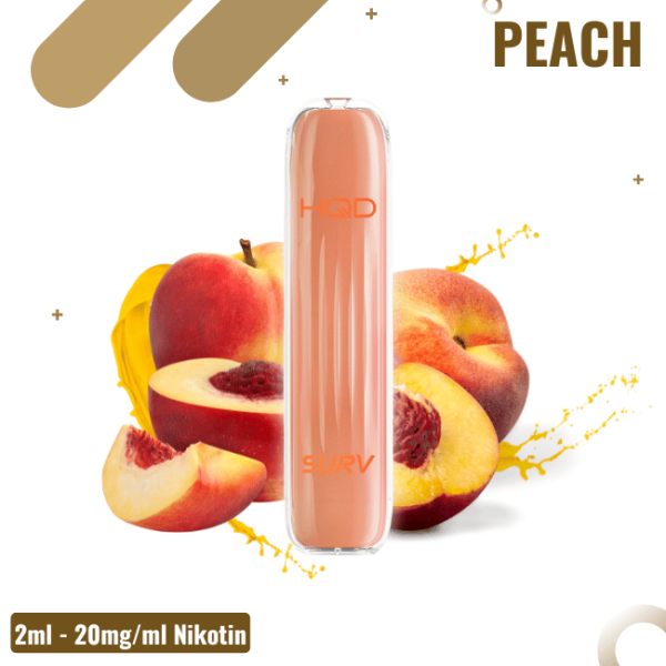 HQD SURV - Peach - Einweg E-Shisha