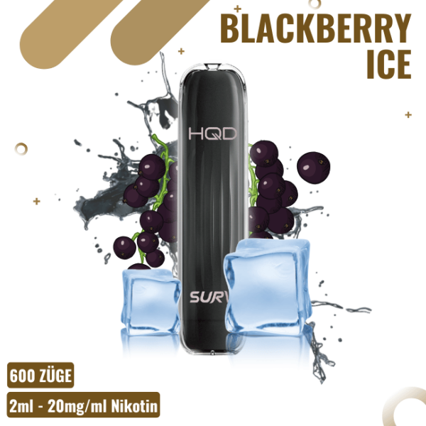 HQD SURV - Blackberry Ice - Einweg E-Shisha