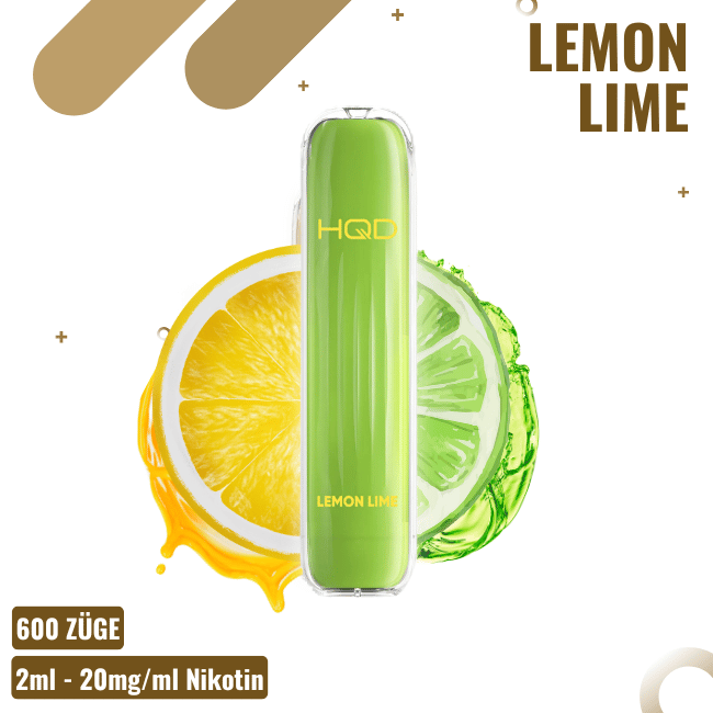 HQD SURV 600 - Lemon Lime - Einweg E-Shisha