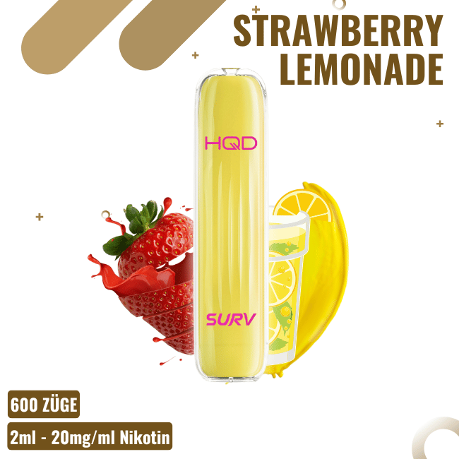 HQD SURV - Strawberry Lemonade - 18mg/ml