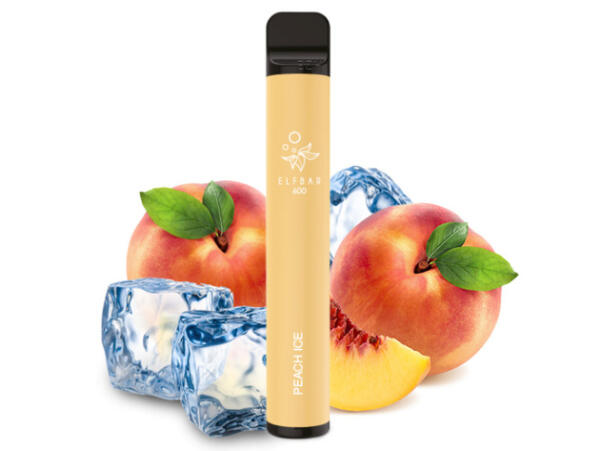 Elf Bar 600 - Peach Ice - Nikotinfreie Einweg Vape