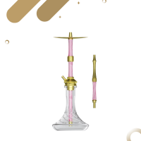 NZ Shisha Butterfly - Gold/Pink/White