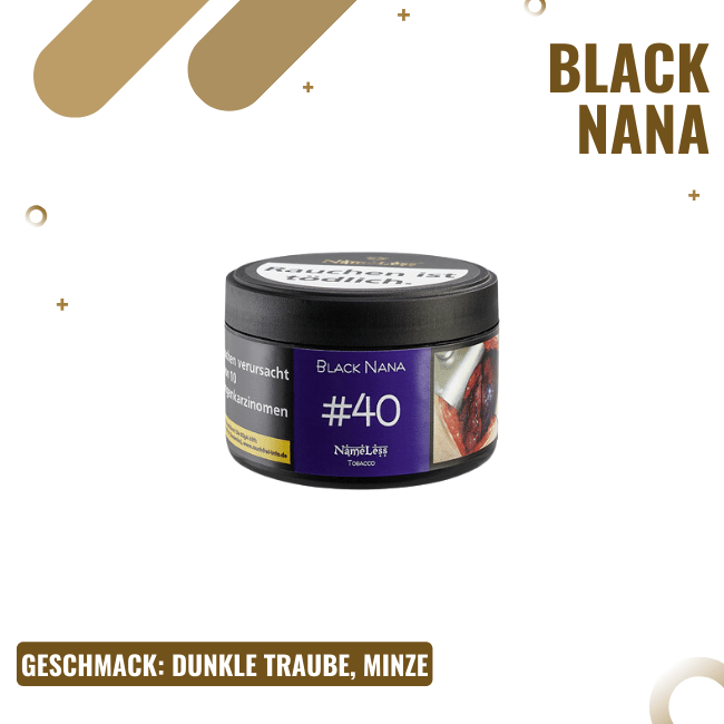 Nameless Tabak 25g - Black Nana #40