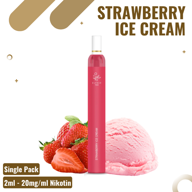 Elf Bar T600 - Strawberry Ice Cream