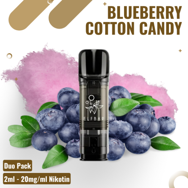 Elf Bar ELFA Blueberry Cotton Candy Pod