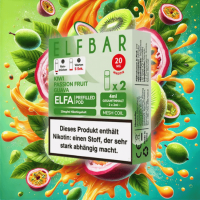 Elf Bar ELFA POD - Kiwi Passionfruit Guava - Mehrweg...