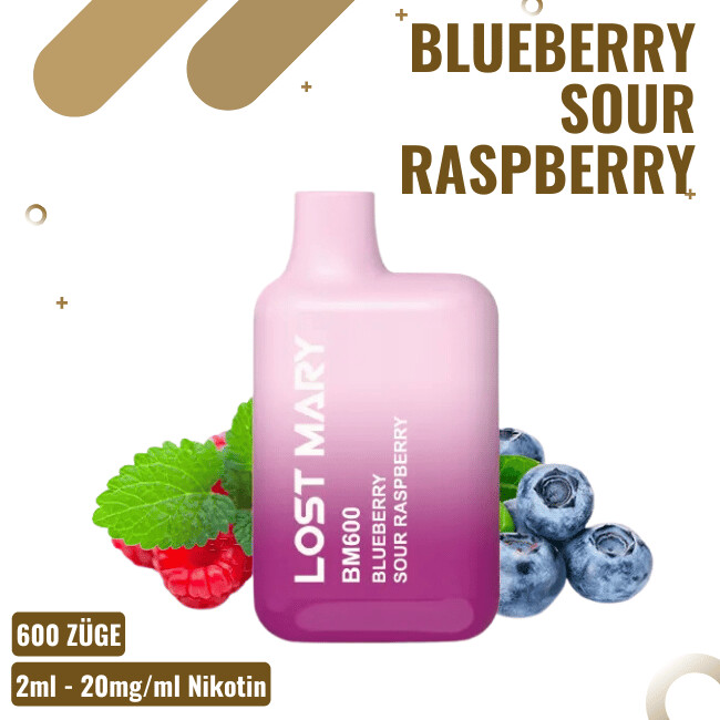 Elf Bar Lost Mary - Blueberry Sour Raspberry