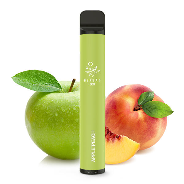 Elf Bar 600 - Apple Peach - Einweg E-Shisha - mit Nikotin...