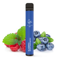 Elf Bar 600 - Blueberry Sour Raspberry - Einweg E-Shisha - mit Nikotin - bis zu 600 Z&uuml;ge
