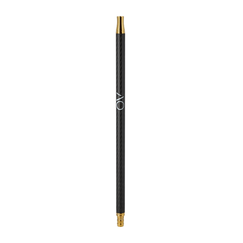 AO Carbon Mundstück Matt Schwarz Edelstahl V2A - Gold