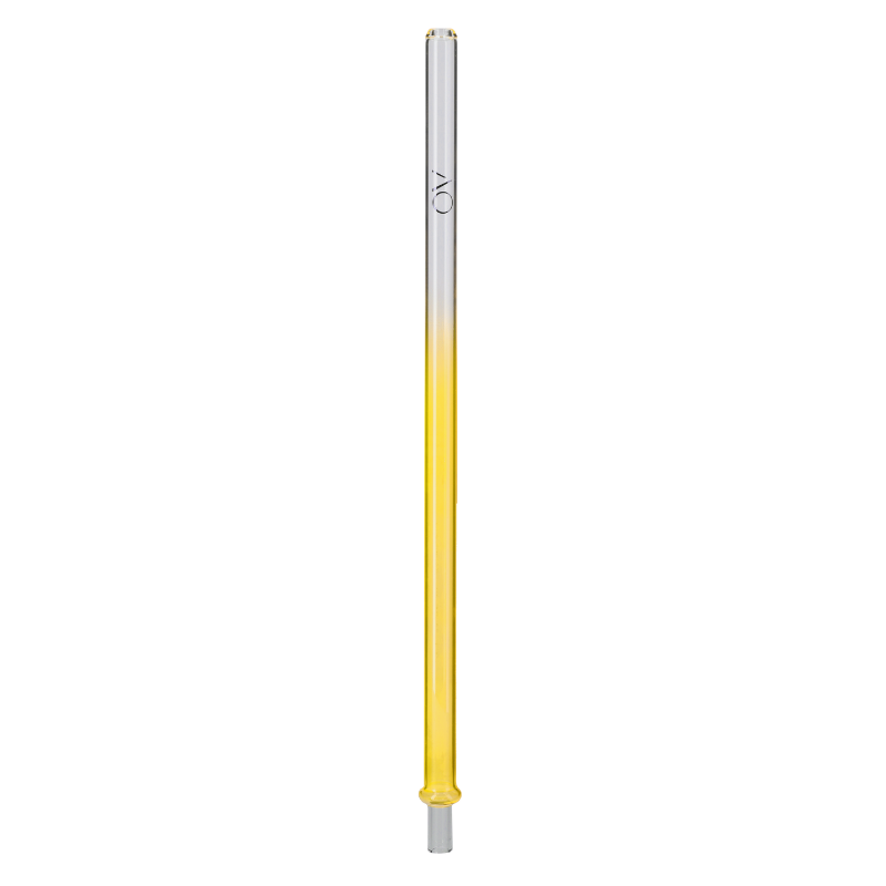 AO Glasmundstück Colored Round - Gelb