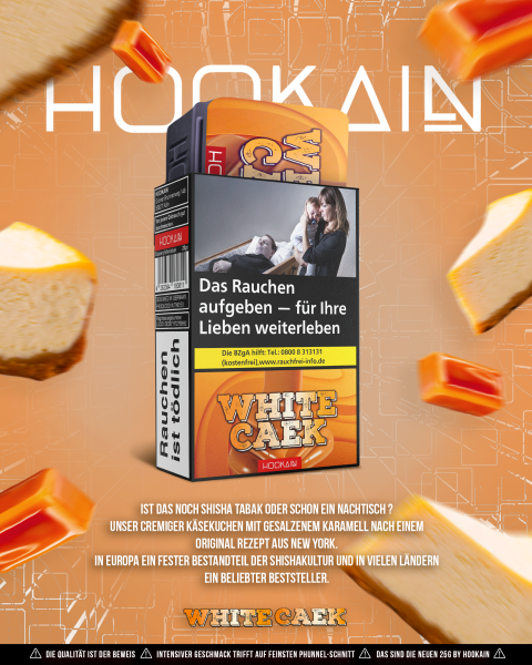 Hookain Tabak 25g - White Caek