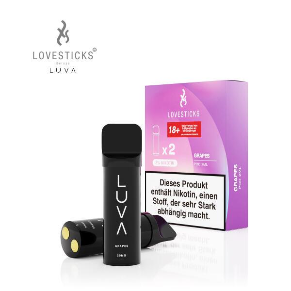 Lovestick Luva Pods - Grapes - 2er Pack - 20mg/ml