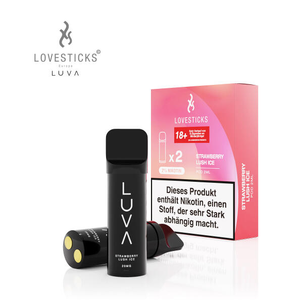Lovestick Luva Pods - Strawberry Lush Ice - 2er Pack -...