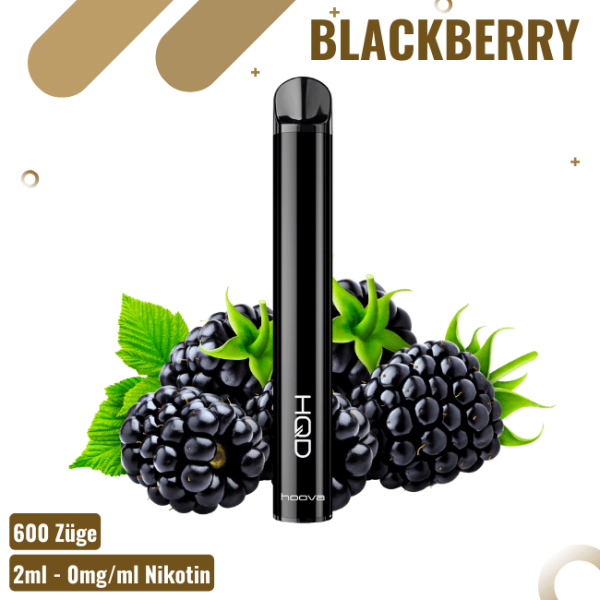 HQD HOOVA 600 - Blackberry - Einweg E-Shisha - ohne Nikotin