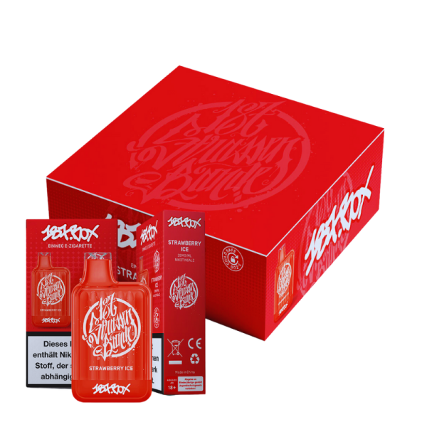 187 Vape Box E-Shisha - Strawberry Ice - 10er Packung -...