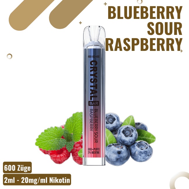 SKE Crystal Bar - Blueberry Sour Raspberry