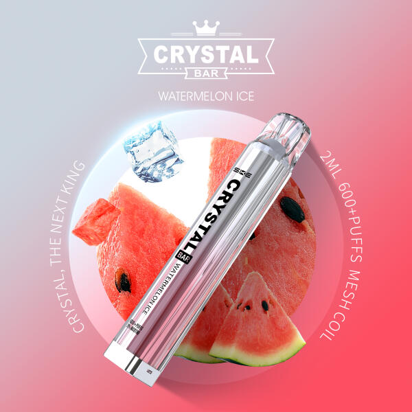 SKE Crystal Vape 600 - Watermelon Ice - Einweg E-Zigarette - 2% Nikotin