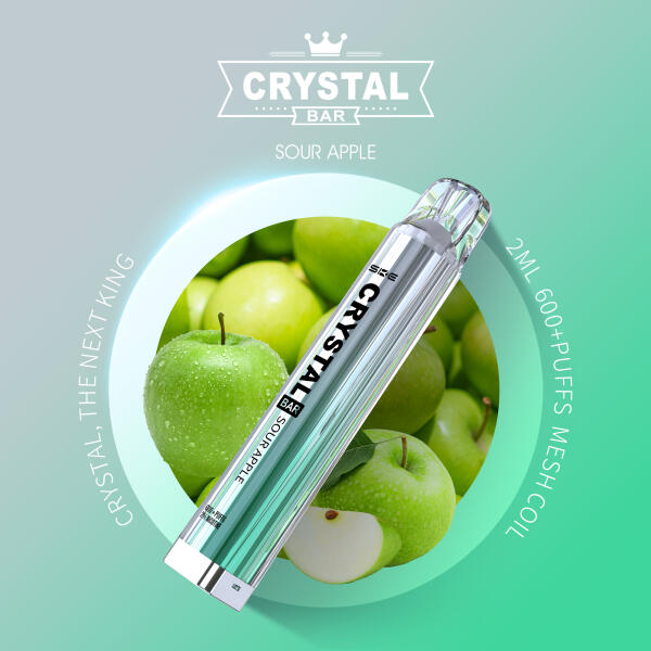 SKE Crystal Bar 600 - Sour Apple - Einweg E-Zigarette - 2% Nikotin