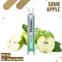 SKE Crystal Bar 600 - Sour Apple - Einweg E-Zigarette -...
