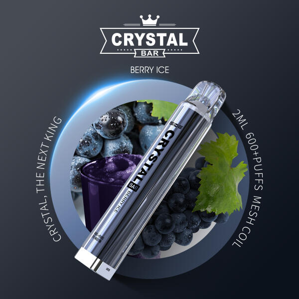 SKE Crystal Vape 600 - Berry Ice - Einweg E-Zigarette - 2% Nikotin