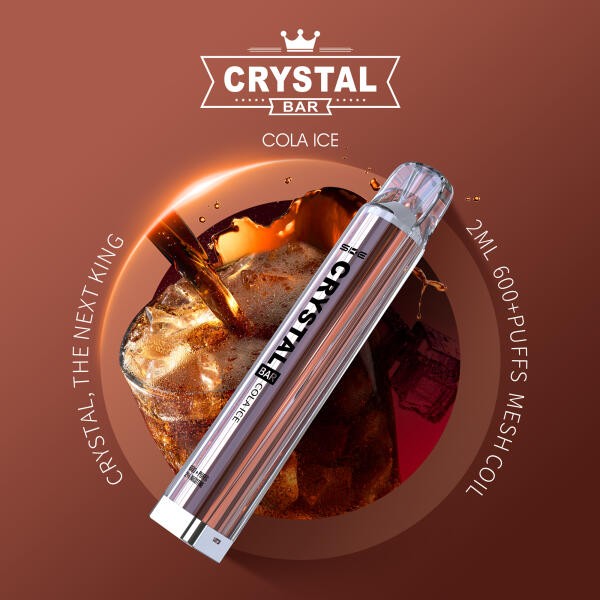 SKE Crystal Vape 600 - Cola Ice - Einweg E-Zigarette - 2% Nikotin