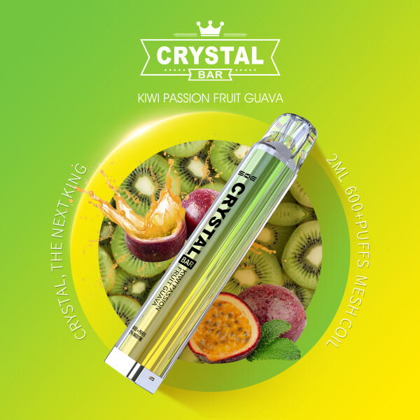 SKE Crystal Bar 600 - Kiwi Passion Fruit Guava - Einweg E-Zigarette - 2% Nikotin