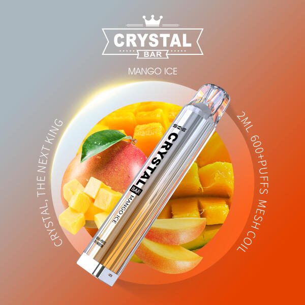 SKE Crystal Vape 600 - Mango Ice - Einweg E-Zigarette - 2% Nikotin